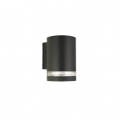 Уличный настенный светодиодный светильник Favourite Flicker 1830-1W,GU10,черный